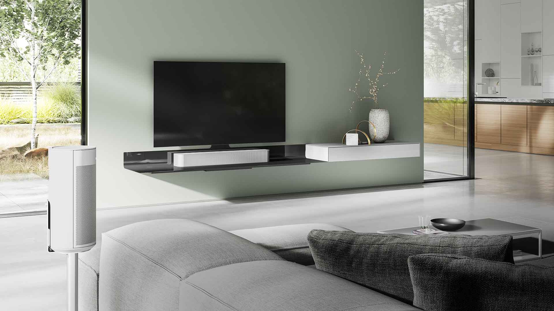 Revox-STUDIOART-Audiobar-Soundbar-S100-5-1_System-Heimkino-Spectral-A100_Lautsprecher-weiss