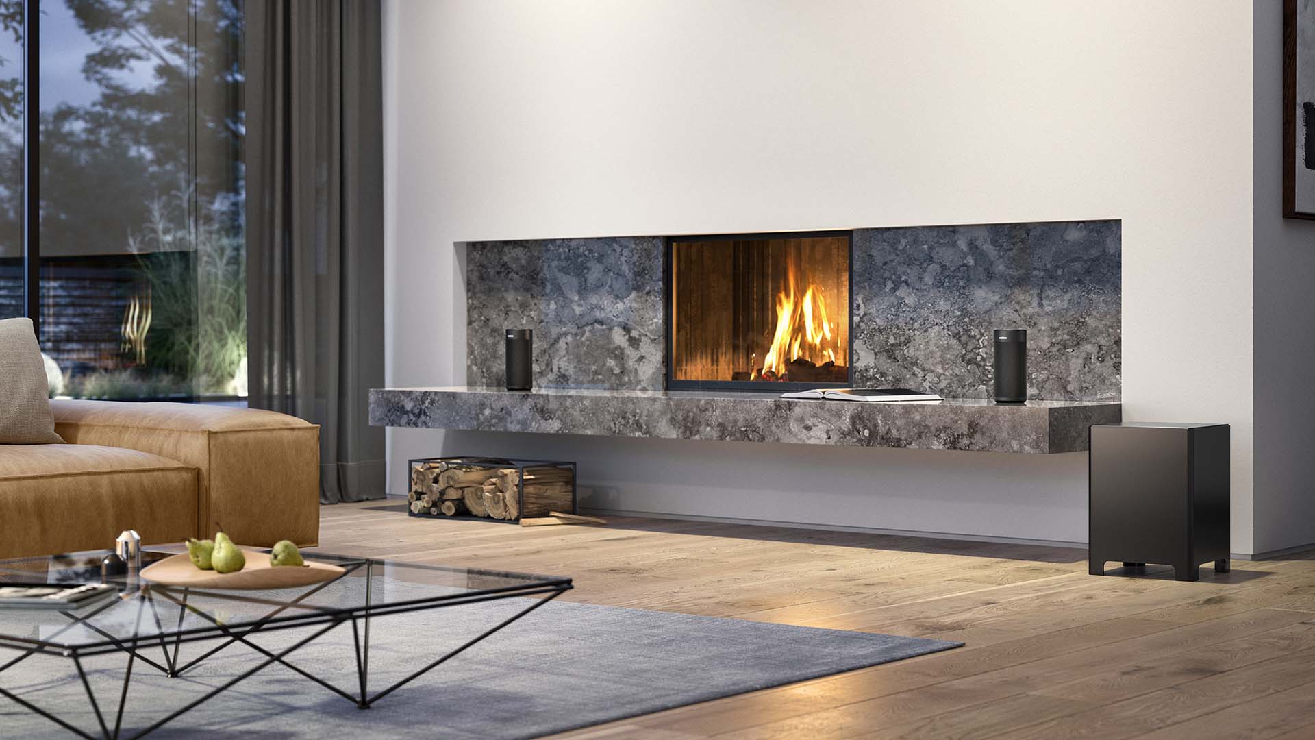 Revox-STUDIOART-Lautsprecher-A100-P100-Bass Modul-B100-schwarz-K